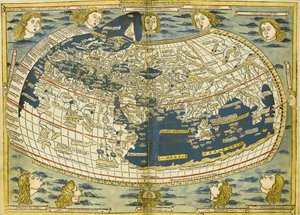 Mapa del mundo de Ptolomeo de Donnus Nicolaus Germanus