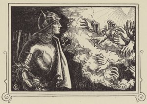 Cómo Sir Launcelot vio el Santo Grial de Dora Curtis