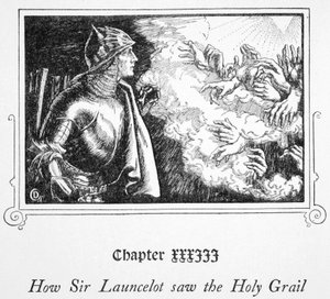 Cómo Sir Launcelot vio el Santo Grial