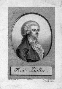 Retrato de Friedrich von Schiller de Dora Stock