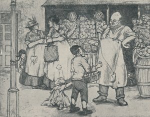 Marketing en los suburbios, 1920 de Doris Davis