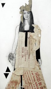 Retrato de moda abstracto