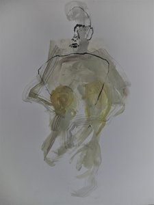 Figura desnuda abstracta de Doris Schmitz