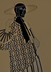 Mujer con estilo Art Déco de Doris Schmitz
