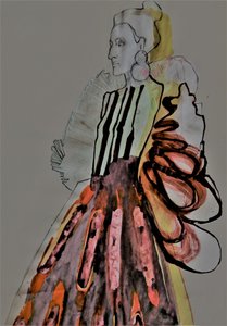 Ilustración de moda espectacular de Doris Schmitz