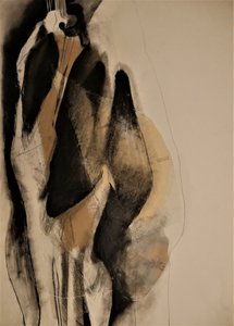 Figuras abstractas con drapeados de Doris Schmitz