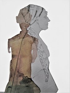 Mujer abstracta y terrenal de Doris Schmitz