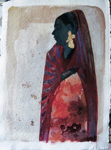Elegante perfil africano de Doris Schmitz