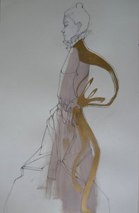 Moda elegante y dorada de Doris Schmitz