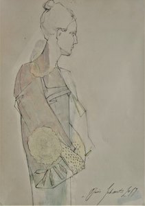 Perfil de una mujer elegante de Doris Schmitz
