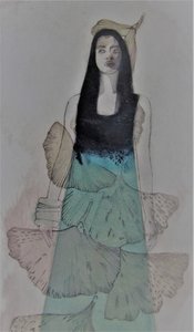 La mujer de la hoja de ginkgo de Doris Schmitz
