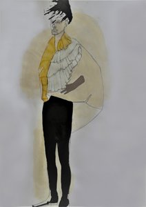 Ilustración de moda contemporánea