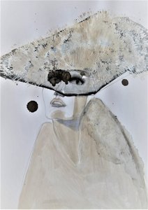 Retrato del sombrero misterioso
