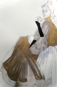 Retrato de una dama majestuosa