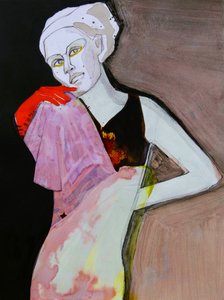 Guante rojo para mujer elegante de Doris Schmitz