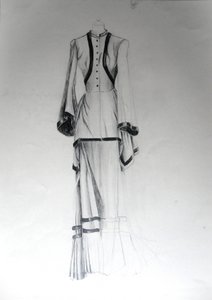 Boceto de moda vintage