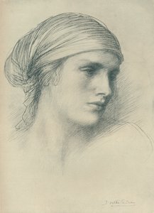 Estudio de una cabeza, c1916 de Dorothea Landau