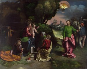 La adoración de los Reyes de Dosso Dossi