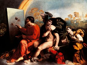 Júpiter y el pintor, de Dosso Dossi de Dosso Dossi