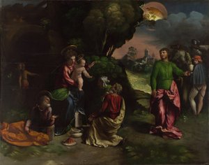 La Adoración de los Reyes, c.1535 de Dosso Dossi