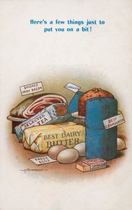 Raciones de guerra (litografía en color)