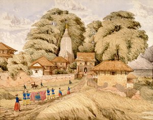 Narain - Hitthee, cerca de Kathmandoo, Nepal de Dr. Henry Ambrose Oldfield