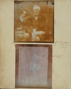 Sir George Campbell y su hijo, George de Dr. John Adamson