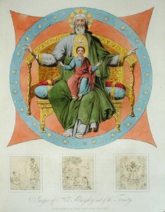 Imágenes de Dios Todopoderoso y de la Trinidad de la Catedral de la Asunción, Moscú, lámina 14 de 