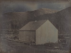 Vista de un granero en New Hampshire de Dr. Samuel A. Bemis