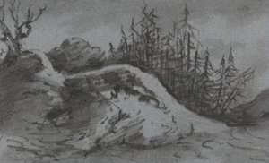 Composición de rocas y pinos de Dr. Thomas Monro