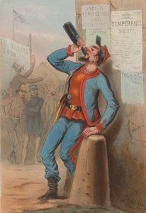 Estados Unidos 1865 - Zouaves de la Brigada de Bomberos de Nueva York de Draner