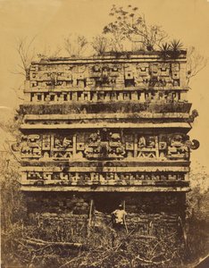 Chichén-Itzá: Ala derecha del Palacio de las Monjas de Désiré Charnay