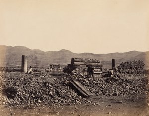 Segundo palacio en Mitla, México de Désiré Charnay