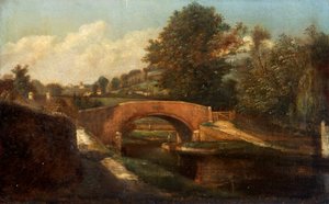 Puente del canal, Brimscombe, Gloucestershire de Désiré Delaplace Gérardin