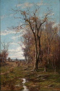 Paisaje otoñal de Du Bois Fenelon Hasbrouck