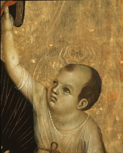 Madonna de Crevole: (detalle) de Duccio di Buoninsegna