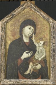 María conoció a los amables de Duccio di Buoninsigna (copy after)