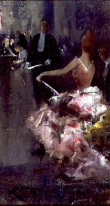 Escena de café de Dudley Hardy