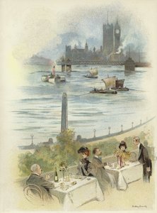 Almuerzo en la Terraza con Vista al Támesis