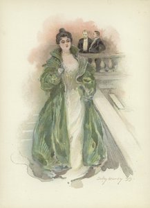 Dama de sociedad en el Hotel Savoy, Londres de Dudley Hardy