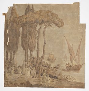 "Vistas de Italia" [Bahía de Nápoles] de Dufour et Leroy