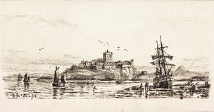 Goleta holandesa varada en Bamburgh de Duncan F. McLea