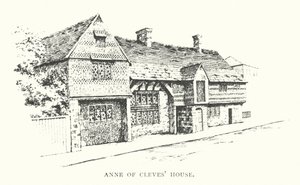 Casa de Ana de Cleves (litografía) de Duncan Moul