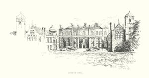 Cobham Hall (litografía) de Duncan Moul