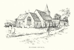 Iglesia de Elstead (litografía) de Duncan Moul