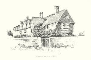 Old Cloth Hall, Biddenden (litografía) de Duncan Moul