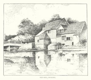 Old Mill, Bocking (litografía)
