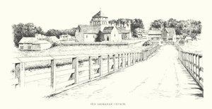 Iglesia de Old Shoreham (litografía)