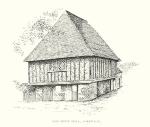Old Town Hall, Fordwich (litografía)