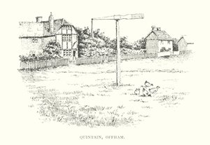 Quintain, Offham (litografía) de Duncan Moul